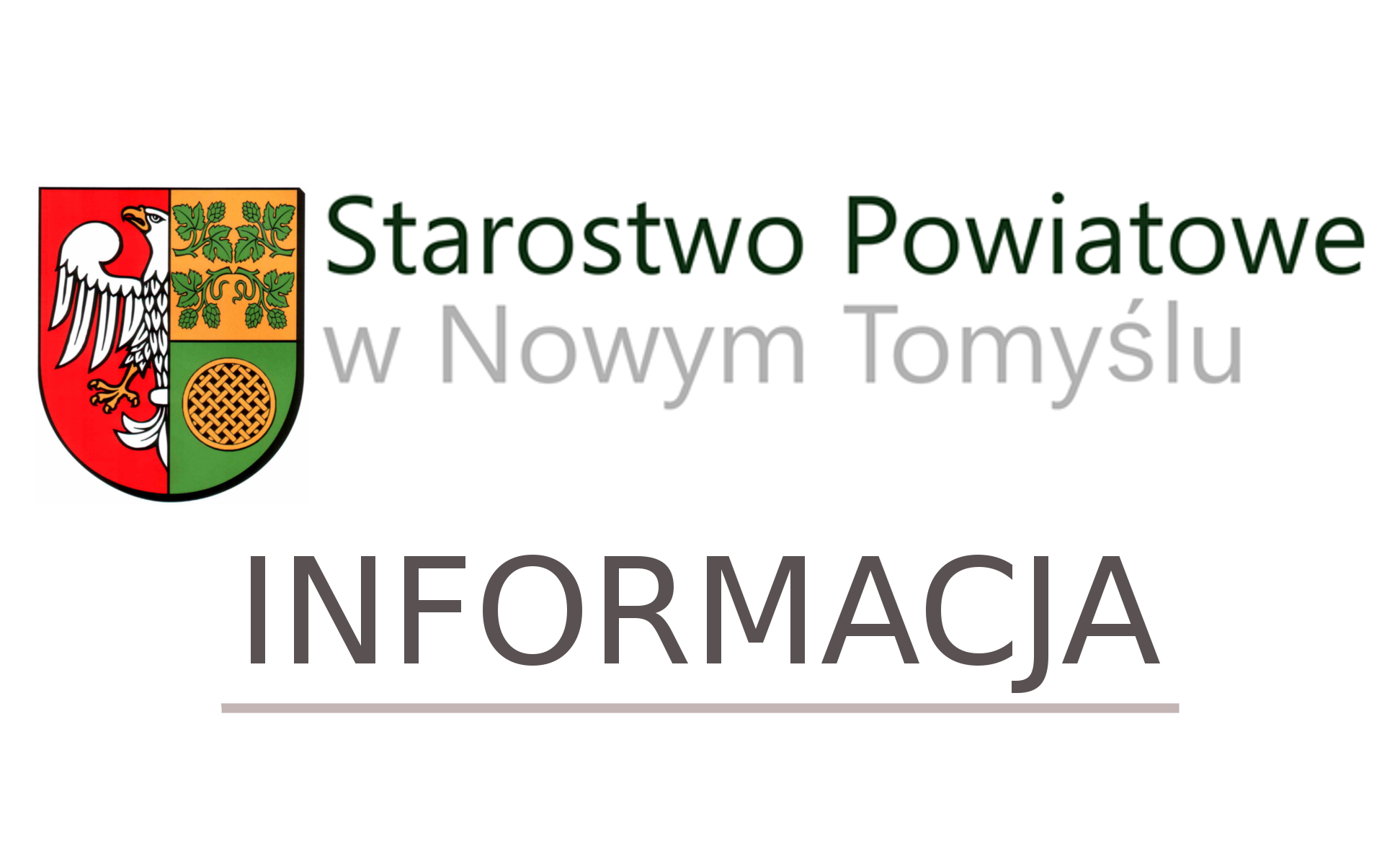 Ilustracja do informacji: Zarząd Powiatu Nowotomyskiego podaje do publicznej wiadomości informację o wyniku przetargu